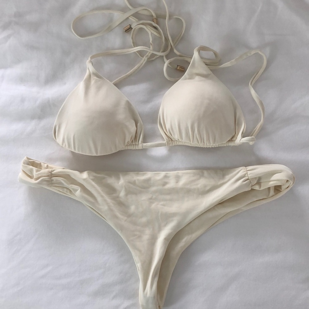 Monday swimwear ivory suit